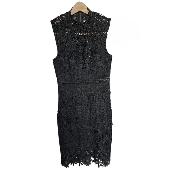 COPY - 𝅺bardot Black Lace Sheath Dress Women’s U.S. Size 4/XS. - Picture 1 of 16